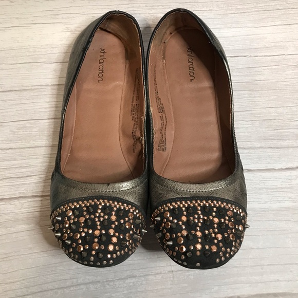 Metallic Flats Size 8 - Picture 2 of 6